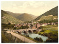 Rech Ahrthal the Rhine Vintage A4 Photo Print