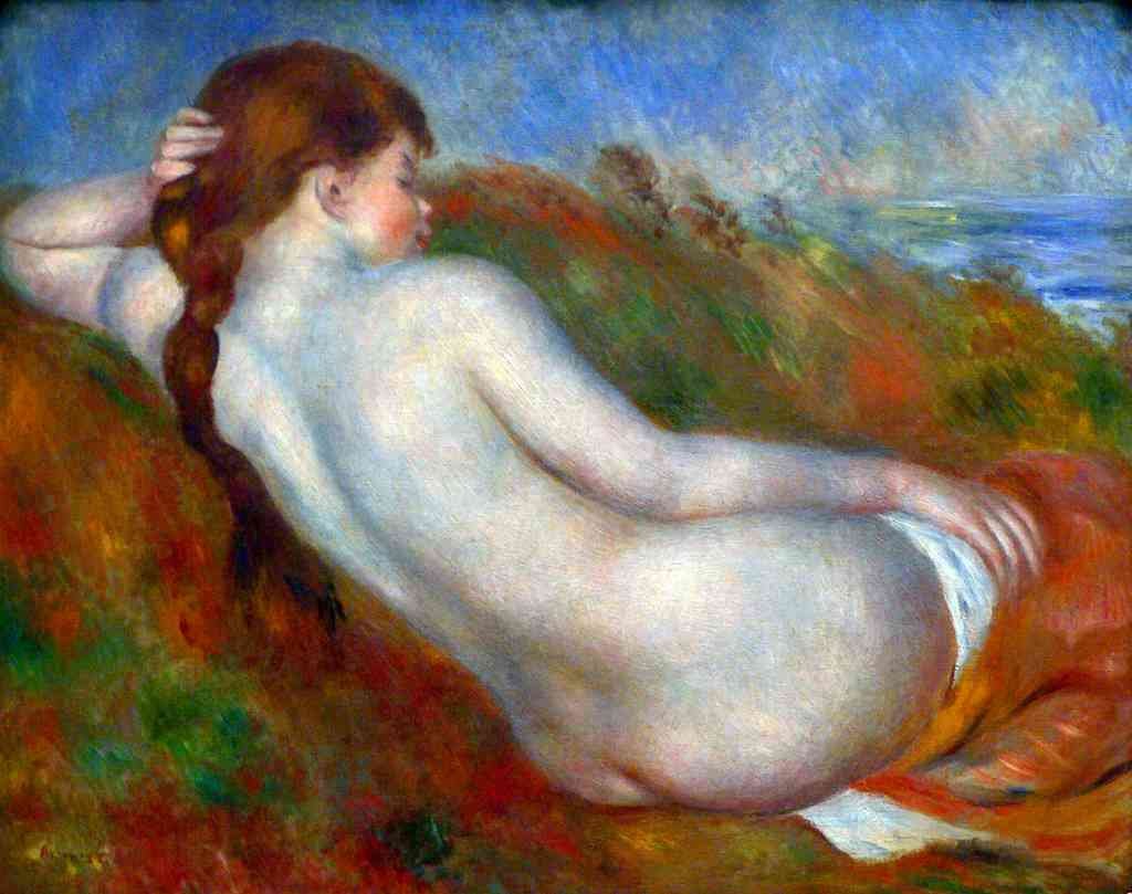 Reclining Nude Renoir A4 Photo Print