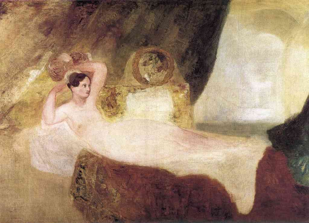 Reclining Venus Joseph Mallord Turner A4 Photo Print
