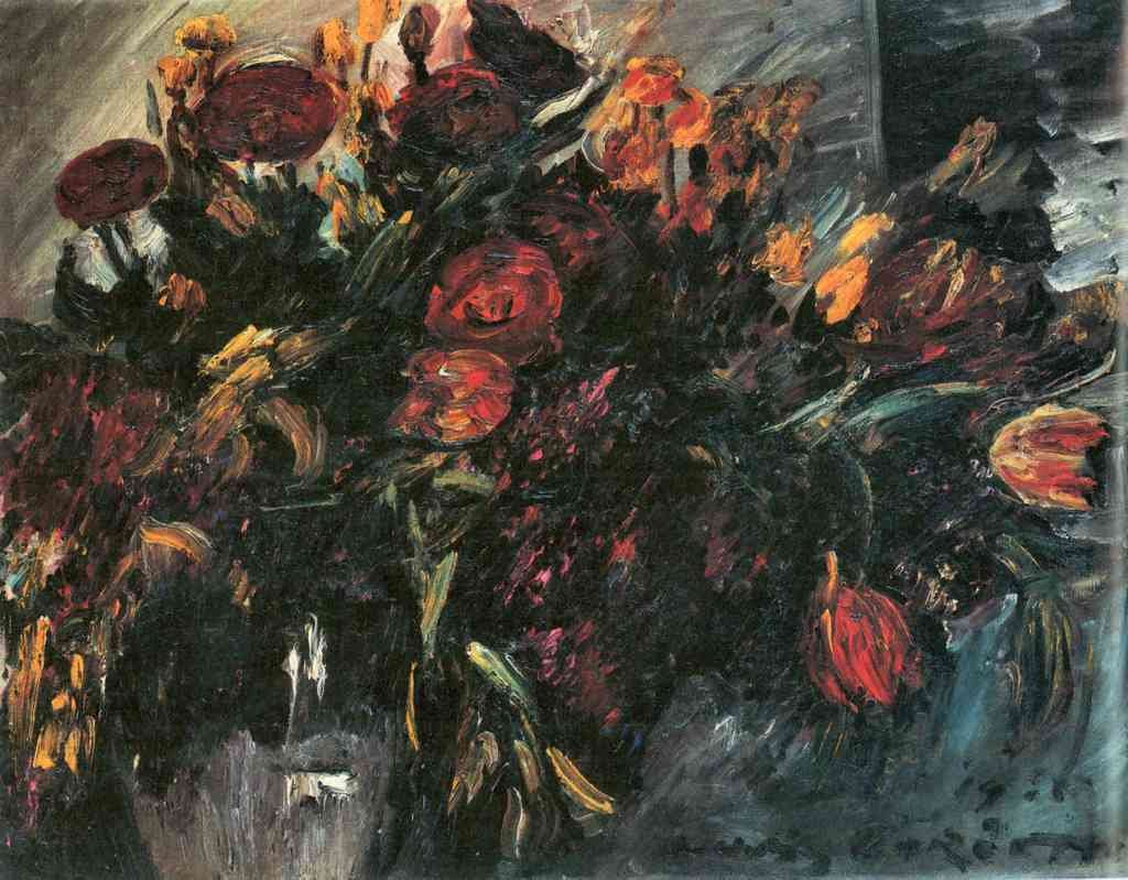 Red And Yellow Tulips Lovis Corinth Impressionism European A4 Photo Print