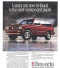 Red Bravada Luxury Vintage Retro Advert Poster A4 Photo Print