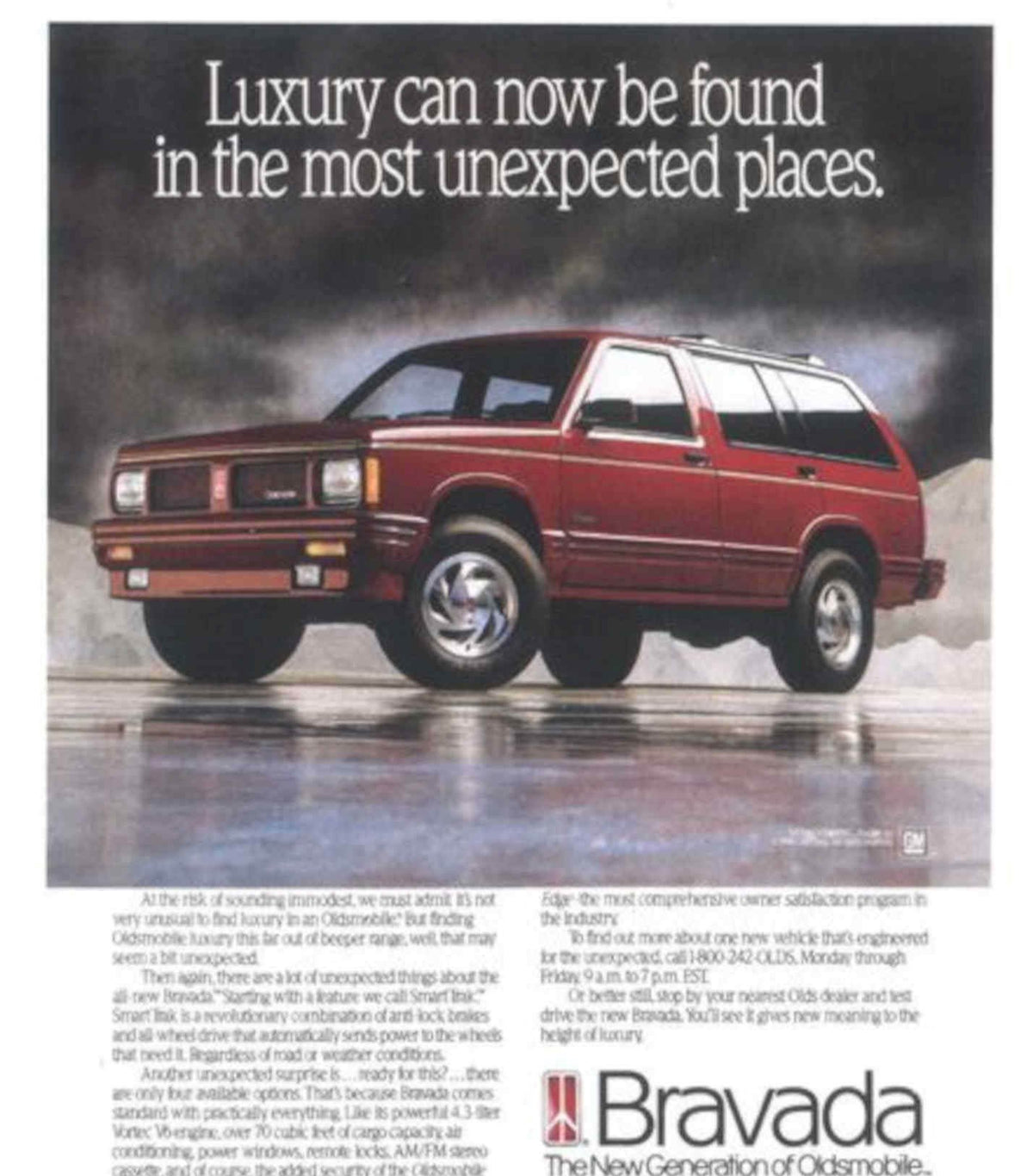 Red Bravada Luxury Vintage Retro Advert Poster A4 Photo Print