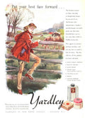 Red Coat Fence 1950s Vintage Retro Advert Poster