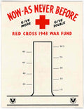 Red Cross 1943 American World War II Advert Poster