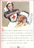 Red Cross Nurse 1940s Vintage Retro Advert Poster