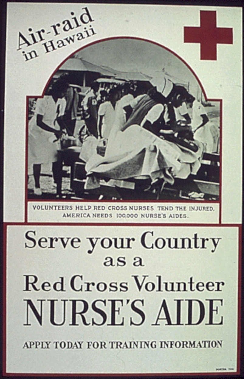 Red Cross Nurses Vintage Retro Advert Ads A4 Photo Print