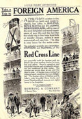 Red Cross Ship Vintage Retro Advert Ads A4 Photo Print