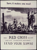 Red Cross Soldiers Vintage Retro Advert Poster A4 Photo Print