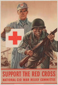Red Cross War American World War II Advert Poster