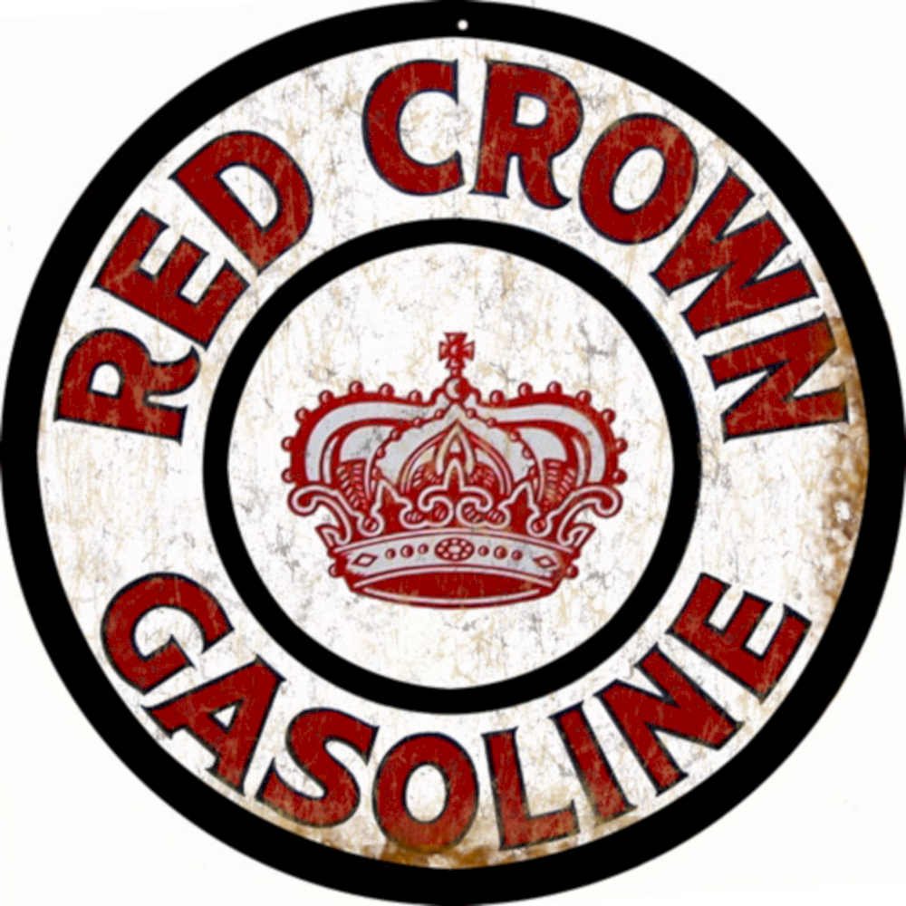 Red Crown Gasoline 5 Vintage Retro Advert Ads A4 Photo Print