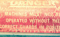 Red Danger Machines Vintage Retro Advert Poster A4 Photo Print