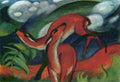 Red Deer Ii Franz Marc A4 Photo Print