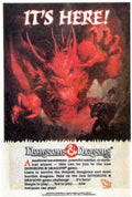 Red Dragon Dungeons Vintage Retro Advert Poster A4 Photo Print