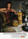 Red Dress Witch Vintage Retro Advert Ads A4 Photo Print
