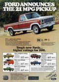 Red F150 Truck Vintage Retro Advert Ads A4 Photo Print