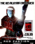 Red Faction Ps2 Vintage Retro Advert Poster A4 Photo Print