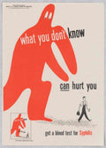 Red Figure Poster American World War II Advert Poster