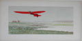 Red Glider Flight Vintage Retro Advert Poster A4 Photo Print