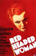  Red Headed Woman 01 film star poster A4 Photo Print