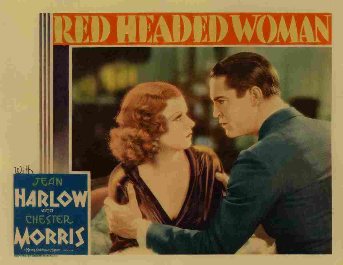 Red Headed Woman 02  film star poster A4 Photo Print