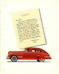 Red Hudson Hydra 1940s Vintage Retro Advert Poster