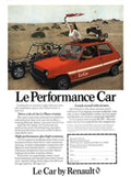Red Le Car Vintage Retro Advert Poster A4 Photo Print