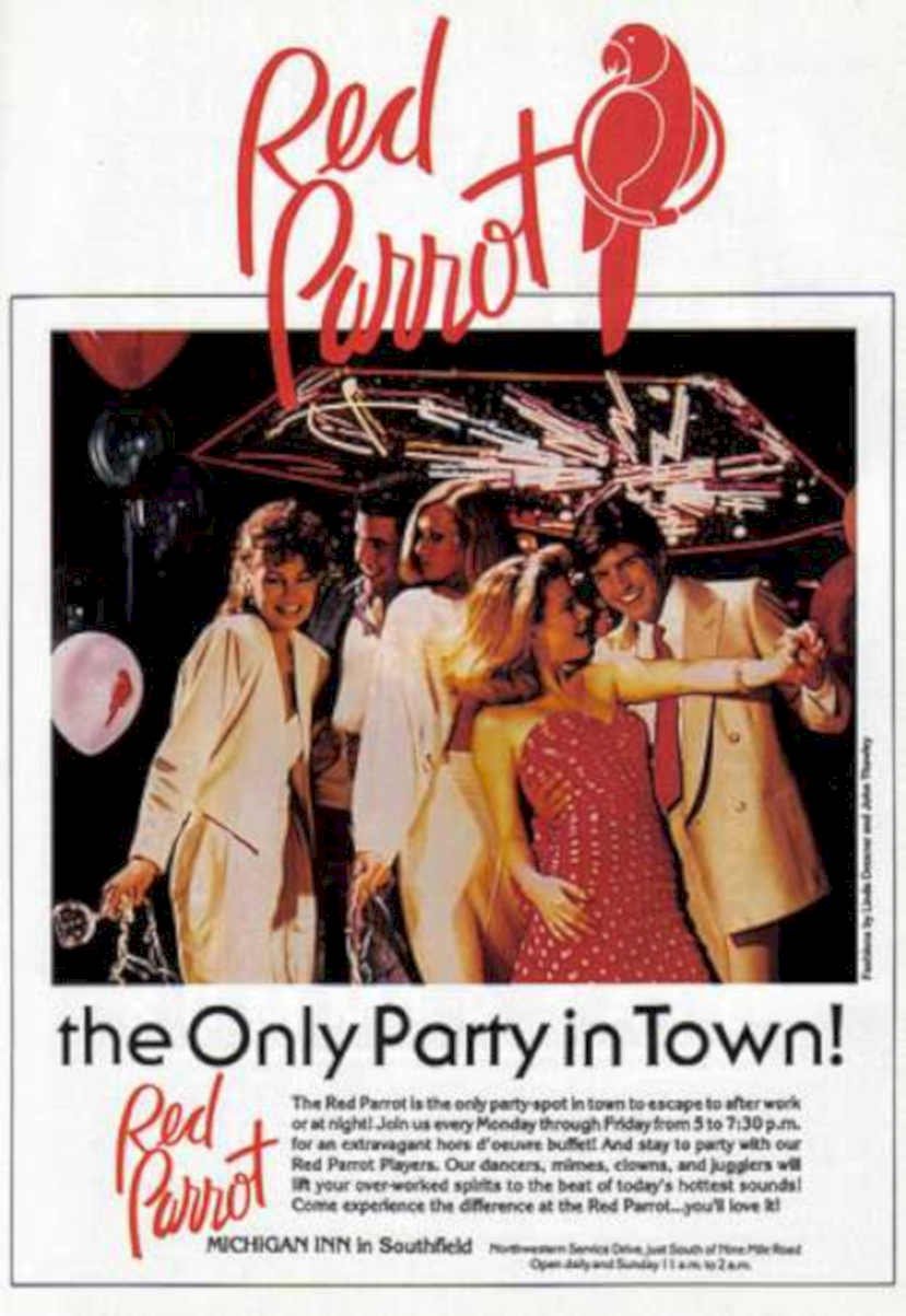 Red Parrot Inn Vintage Retro Advert Ads A4 Photo Print