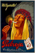 Red Pie Cigarillo Vintage Retro Advert Ads A4 Photo Print