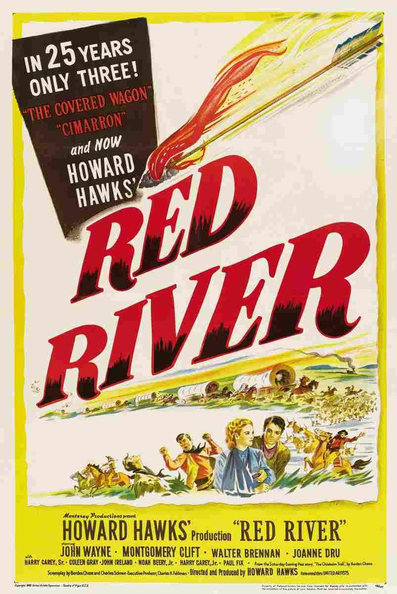 Red River 01  film star poster A4 Photo Print