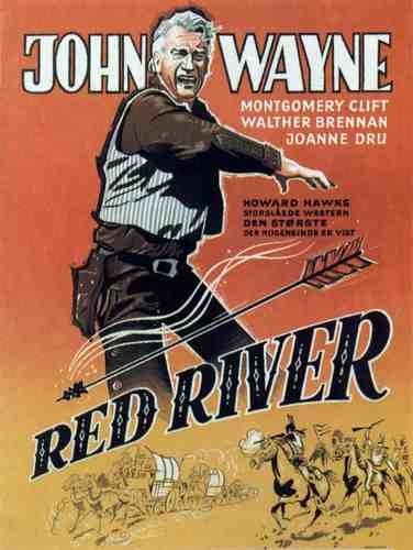 Red River 02 film star poster A4 Photo Print