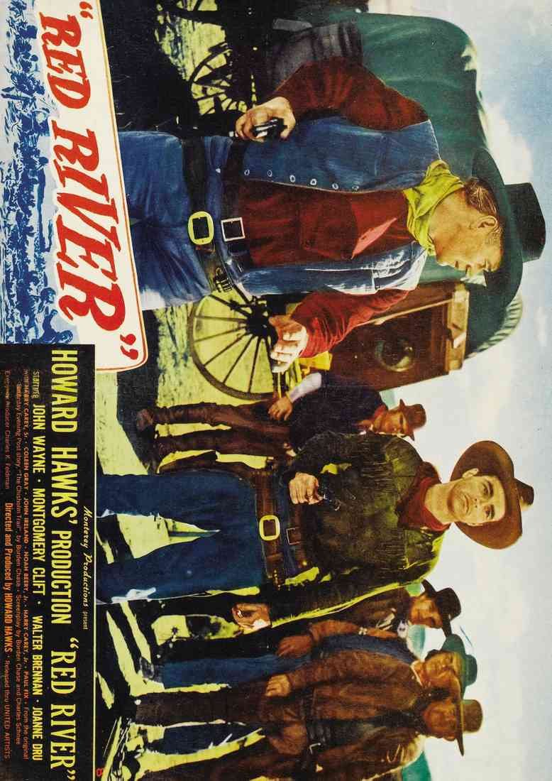 Red River 06 Film Poster CROP A4 Photo Print
