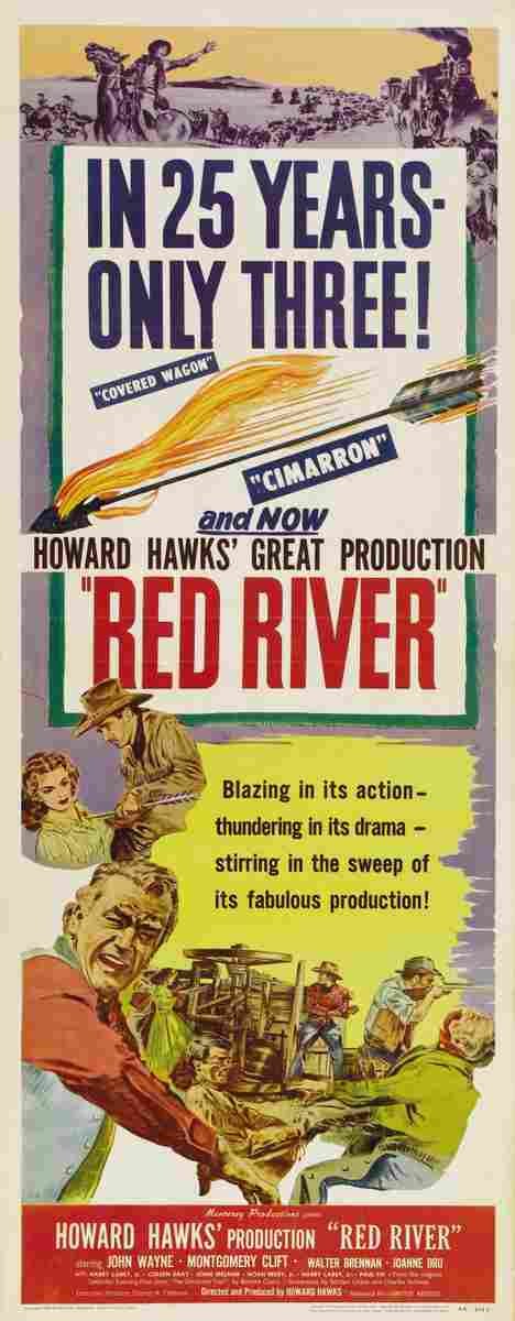 Red River 09  film star poster A4 Photo Print