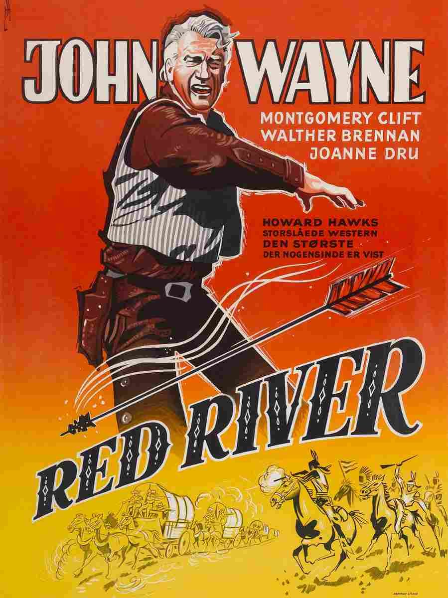 Red River 11  film star poster A4 Photo Print