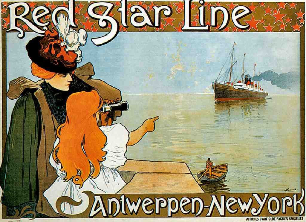  Red Star 3 Vintage A4 Photo Print