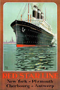  Red Star Vintage A4 Photo Print