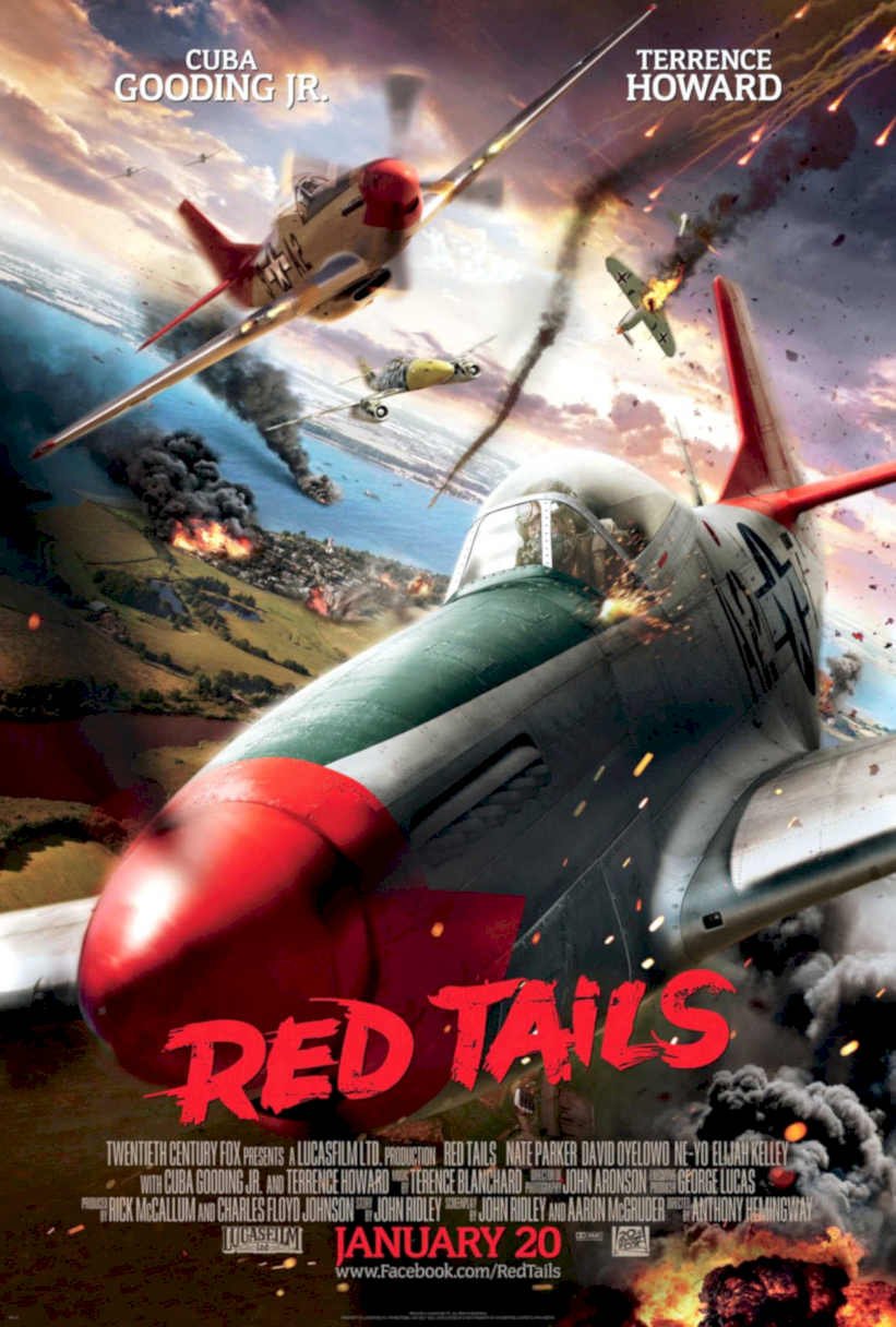 Red Tails Mustangs Vintage Retro Advert Poster A4 Photo Print