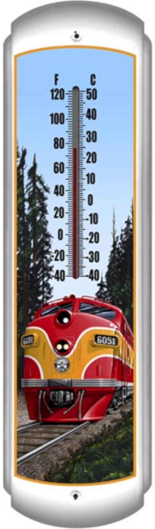 Red Train Temp Vintage Retro Advert Ads A4 Photo Print