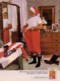 Red Walker Suit Vintage Retro Advert Ads A4 Photo Print