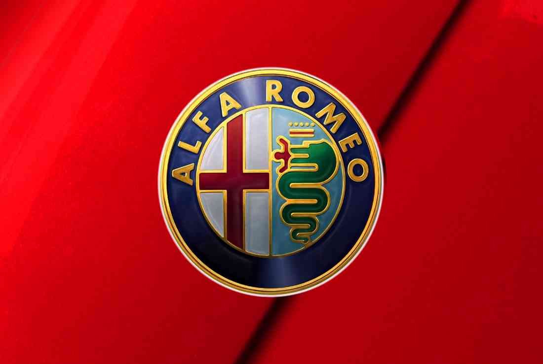 Red bonnet alfa romeo A4 Photo Print