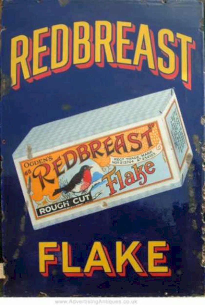 Redbreast Flake Rough Vintage Retro Advert Ads A4 Photo Print