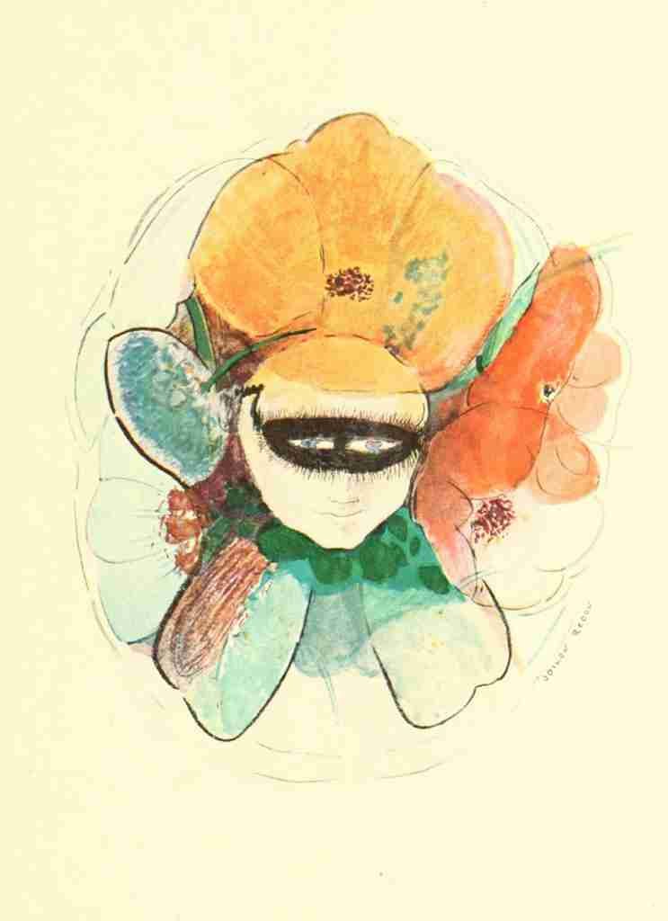 Redon Odilon 1840 1916 Aquarelle Odilon Redon 1923 A4 Photo Print