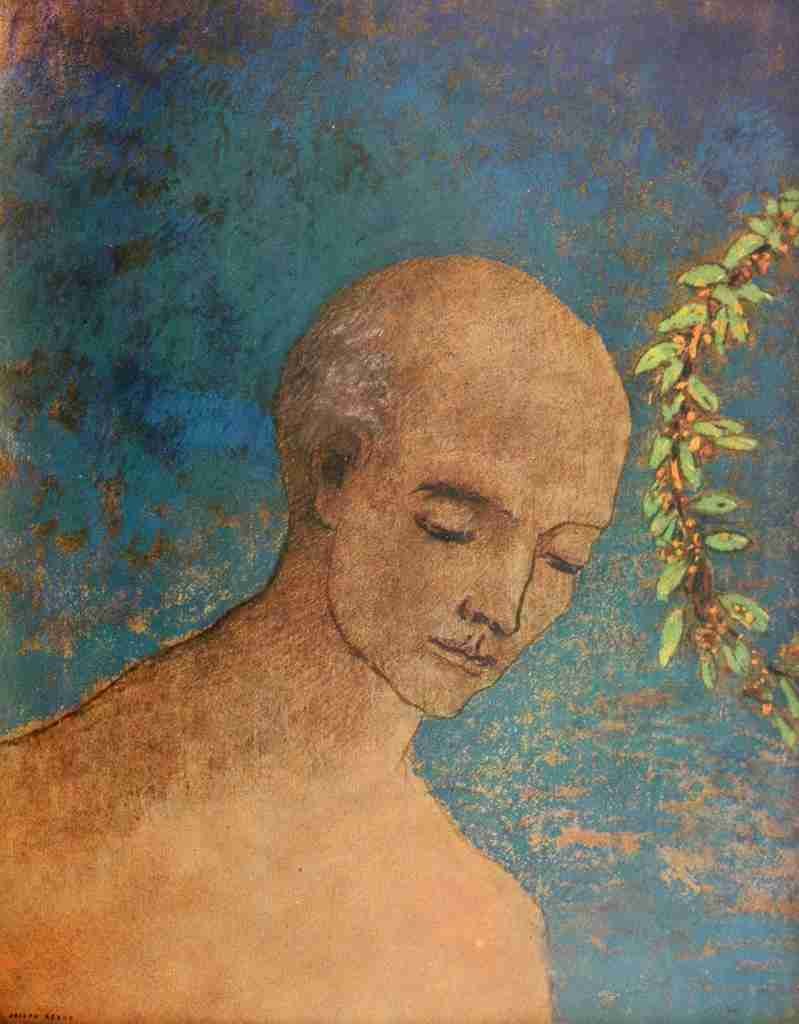 Redon Odilon 1840 1916 La Couronne Odilon Redon 1923 A4 Photo Print