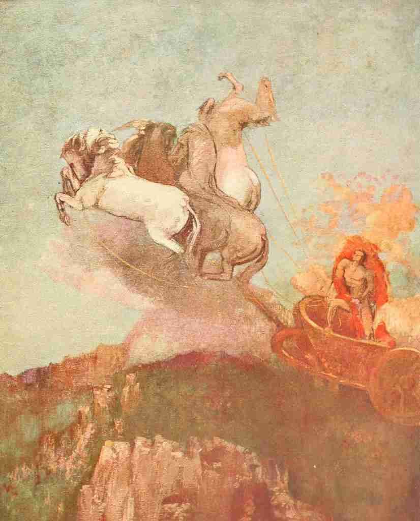Redon Odilon 1840 1916 Quadrige Odilon Redon 1923 A4 Photo Print
