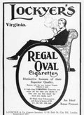 Regal Oval Cigarettes Vintage Retro Advert Poster A4 Photo Print