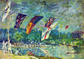 Regatta In Molesly Sisley Impressionism A4 Photo Print