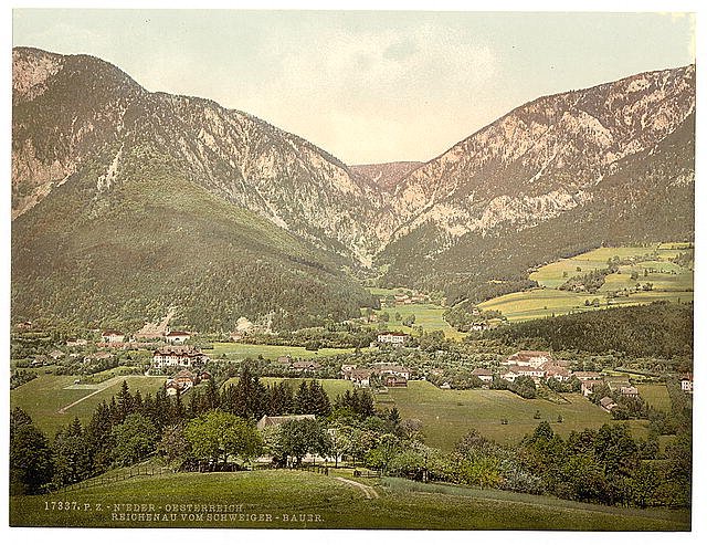 Reichenau Lower Austria Vintage A4 Photo Print