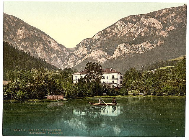 Reichenau Spring House Lower Austria Vintage A4 Photo Print
