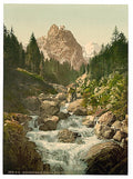 Reichenbach Bernese Oberland Vintage A4 Photo Print