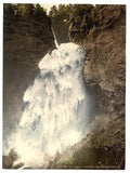 Reichenbach I the Upper Falls Bernese Oberland Vintage A4 Photo Print