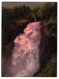Reichenbach II the Upper Falls Bernese Oberland Vintage A4 Photo Print